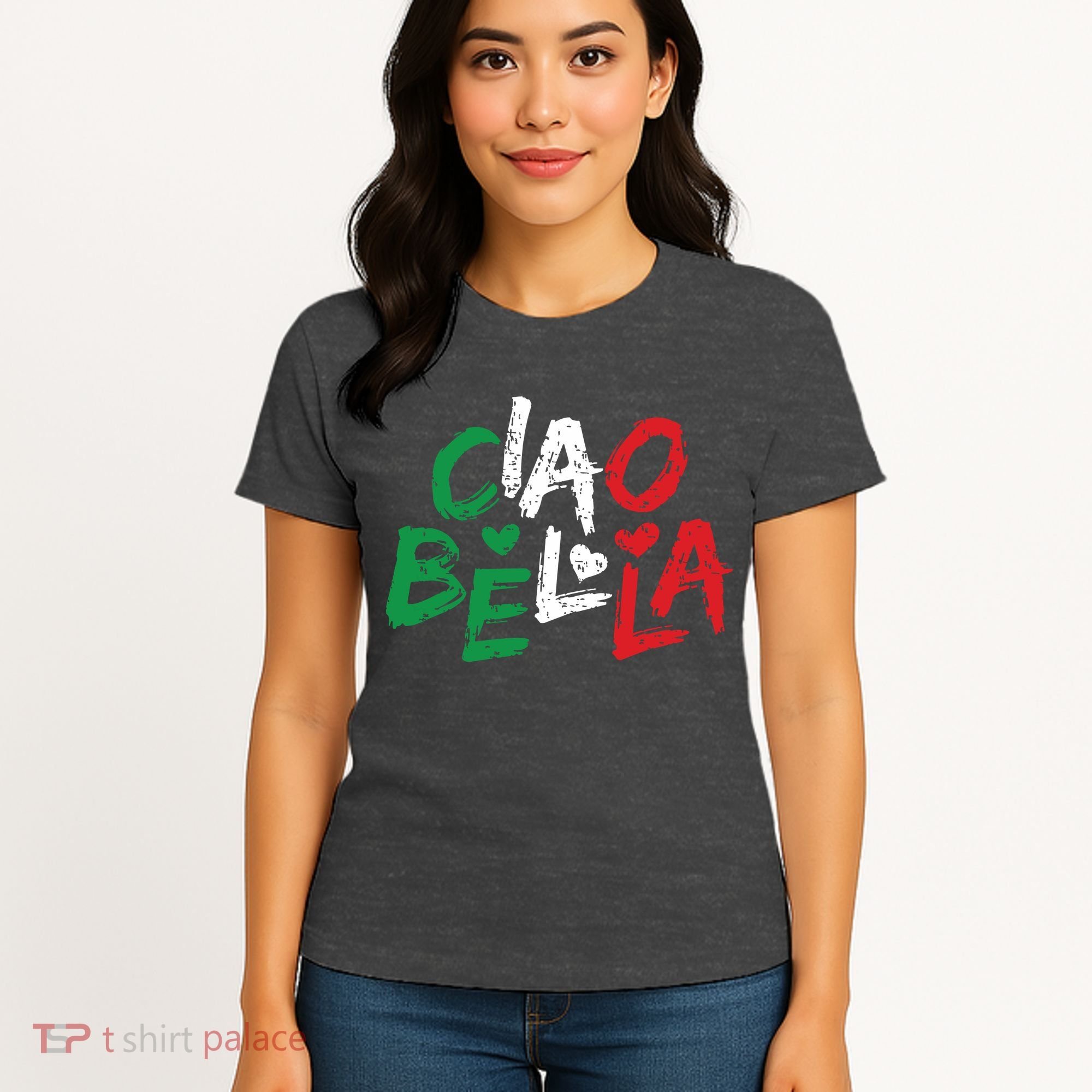 Ciao Bella Italy Flag Shirts Gift For Italians Women's T-Shirt
