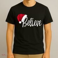 Christmas Believe In Santa Claus T-Shirt thumb 3