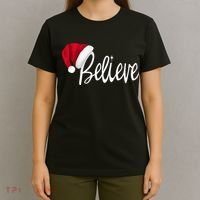 Christmas Believe In Santa Claus T-Shirt thumb 4