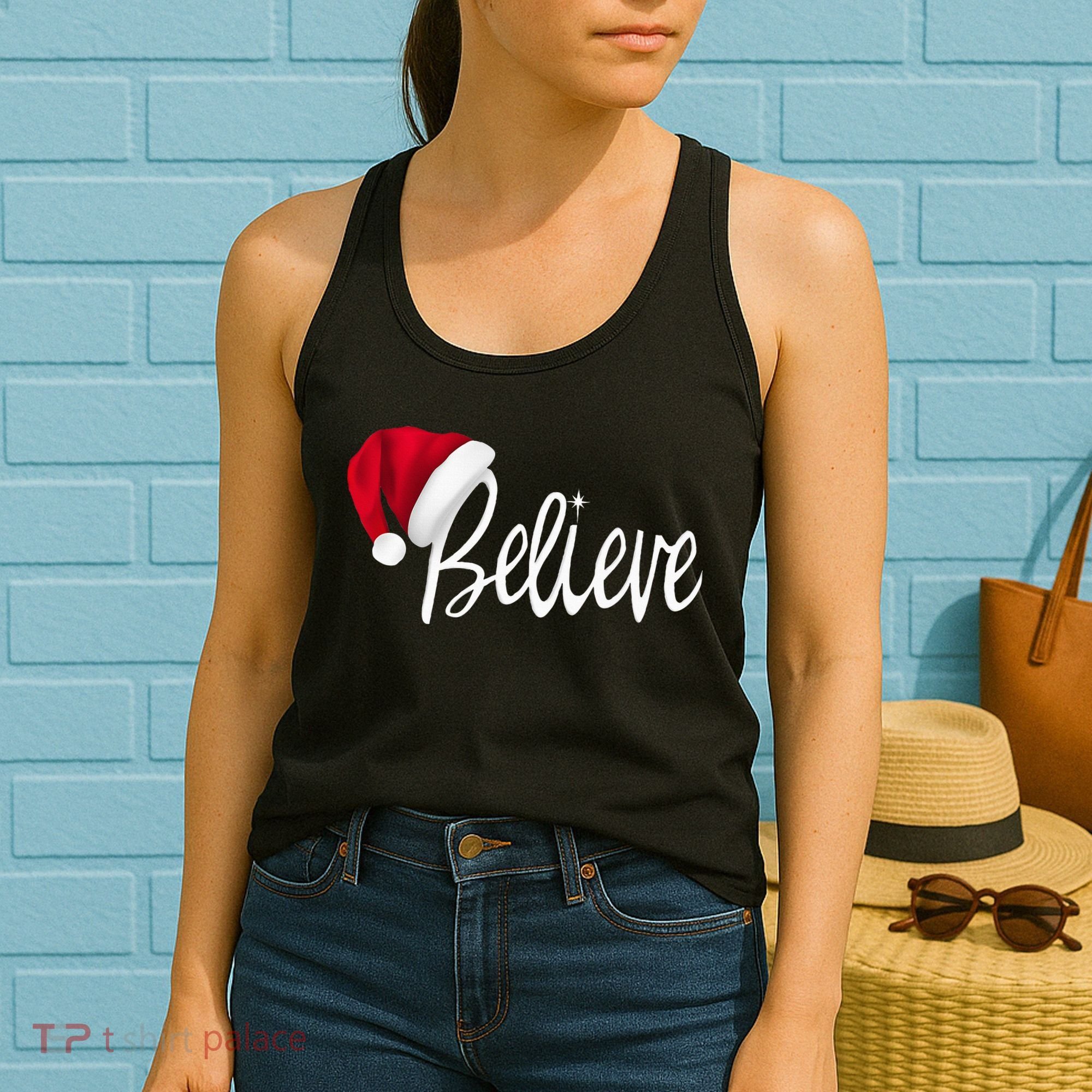 Christmas Believe In Santa Claus Women's Tank Top