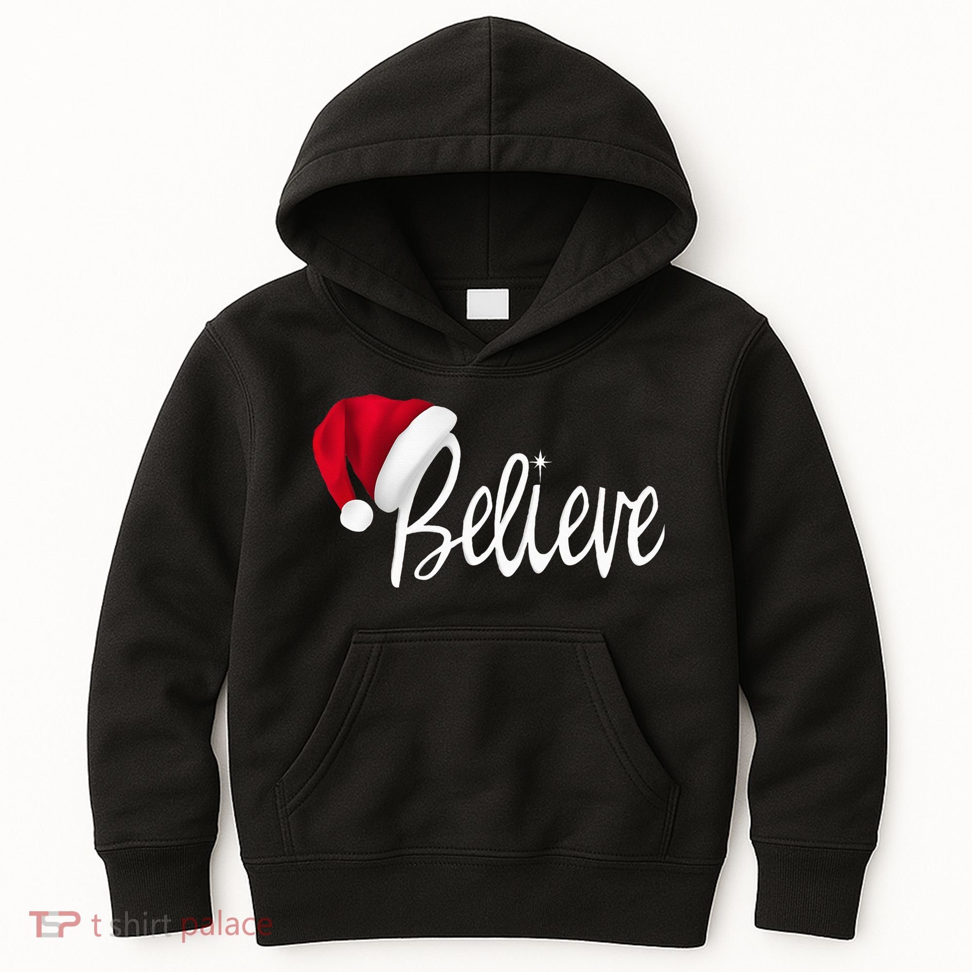 Christmas Believe In Santa Claus Kids Hoodie