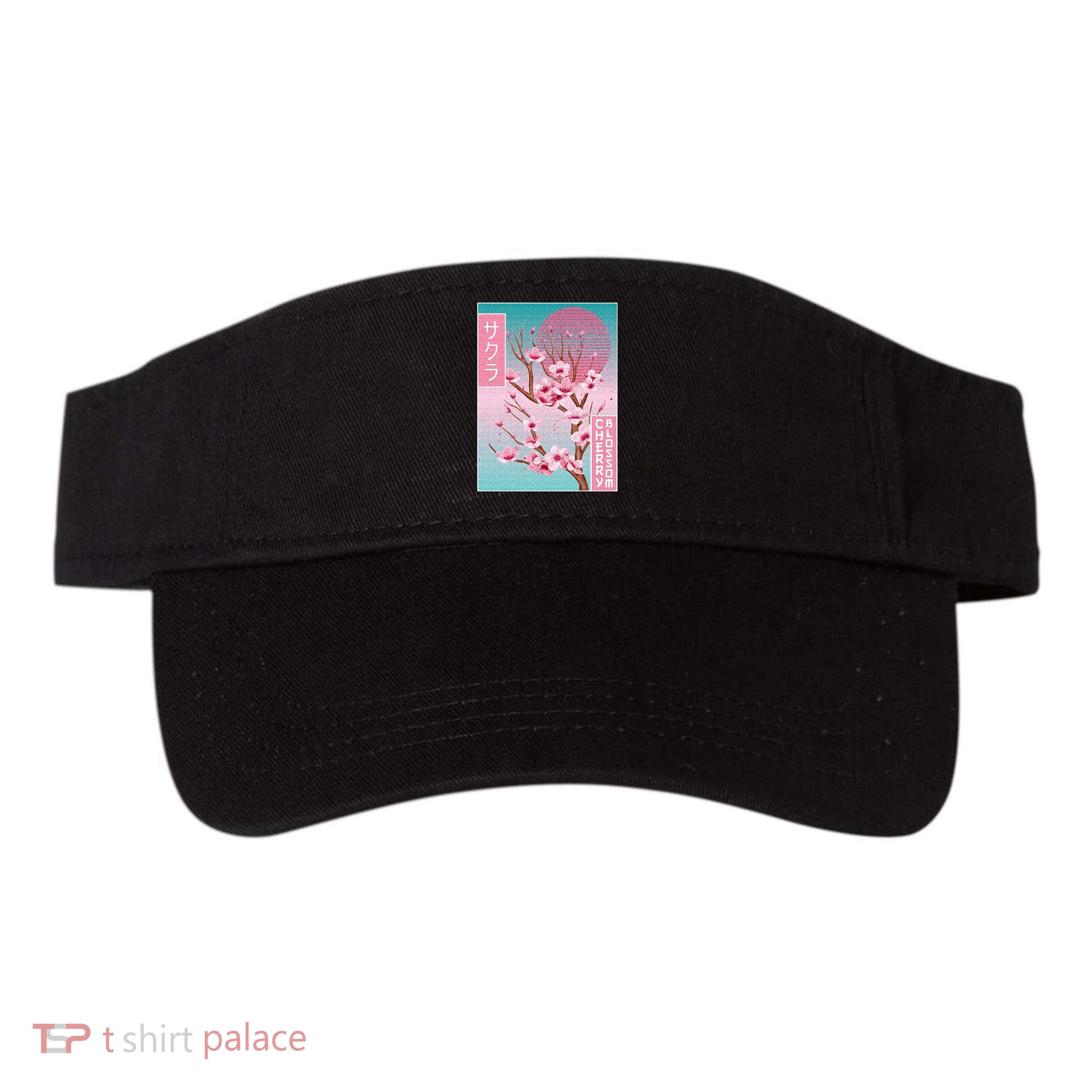 Cherry Blossom Japanese Sakura Vaporwave Aesthetic Visor