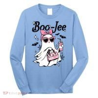 Cute Boo Jee Ghost Halloween Bandana Ghost Coffee Long Sleeve Shirt thumb 0