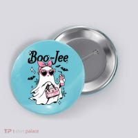 Cute Boo Jee Ghost Halloween Bandana Ghost Coffee Button thumb 0