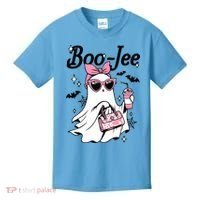 Cute Boo Jee Ghost Halloween Bandana Ghost Coffee Kids T-Shirt thumb 0