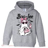 Cute Boo Jee Ghost Halloween Bandana Ghost Coffee Toddler Hoodie thumb 0