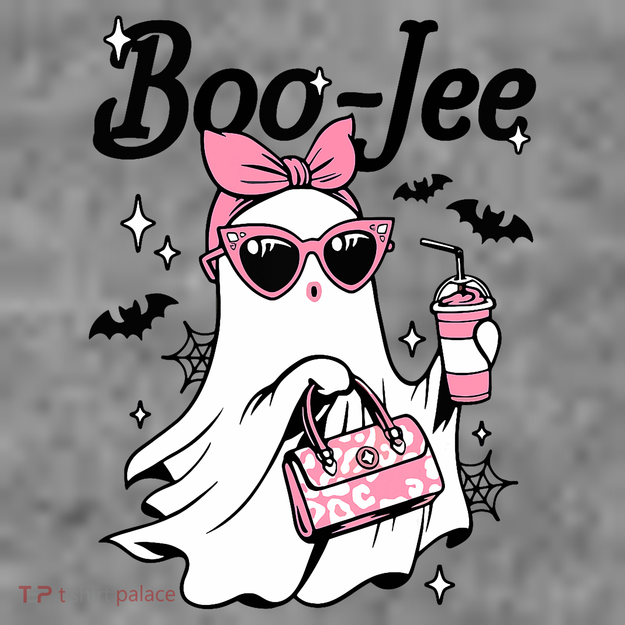 Cute Boo Jee Ghost Halloween Bandana Ghost Coffee Toddler Hoodie
