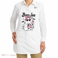 Cute Boo Jee Ghost Halloween Bandana Ghost Coffee Apron thumb 2