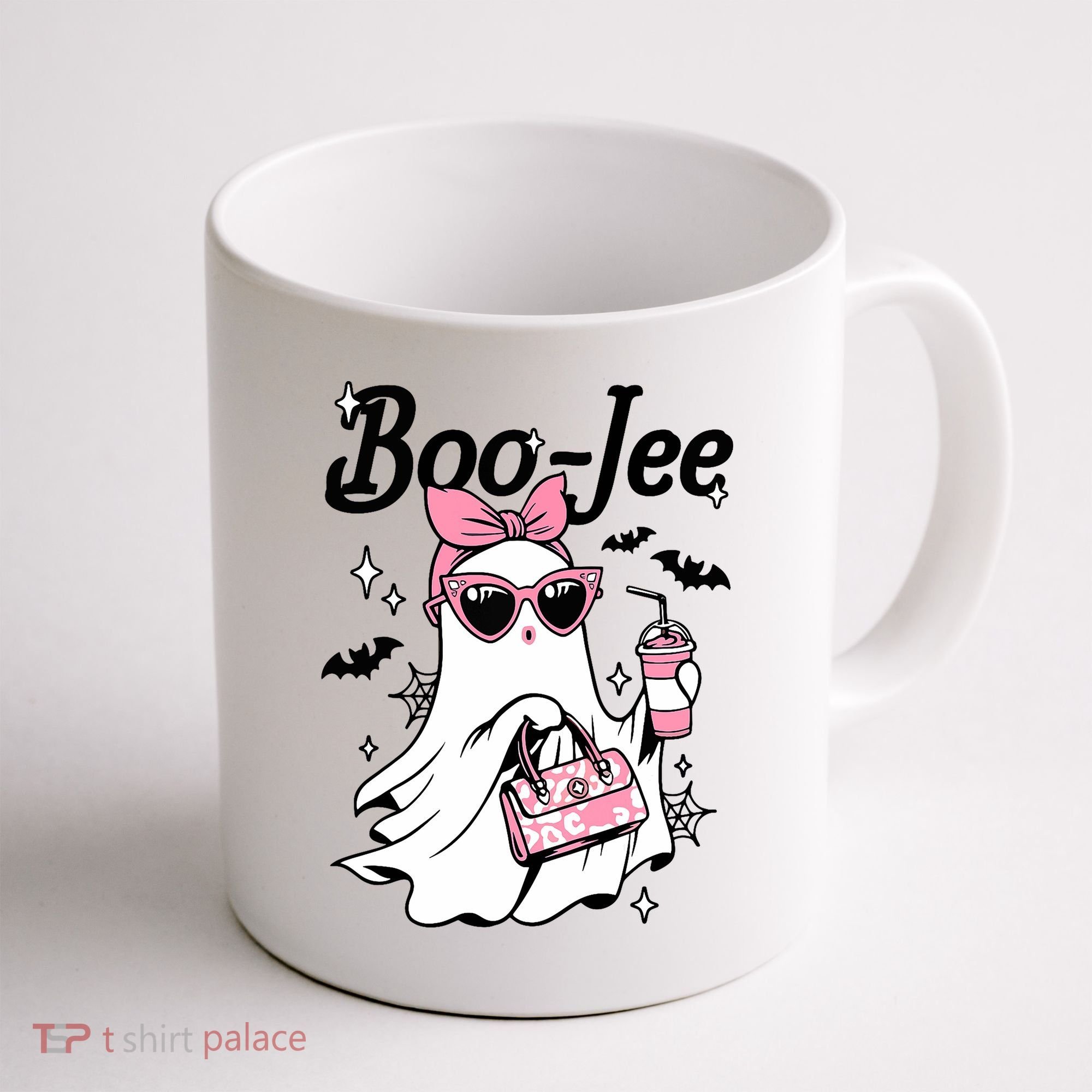 Cute Boo Jee Ghost Halloween Bandana Ghost Coffee Coffee Mug