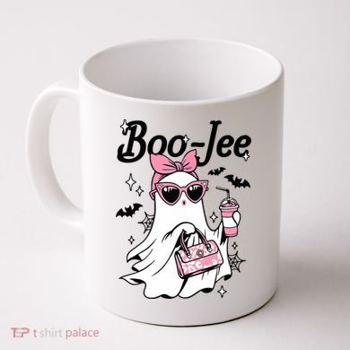 Cute Boo Jee Ghost Halloween Bandana Ghost Coffee Coffee Mug