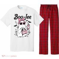 Cute Boo Jee Ghost Halloween Bandana Ghost Coffee Pajama Set thumb 0