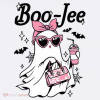 Cute Boo Jee Ghost Halloween Bandana Ghost Coffee Women's Hoodie thumb 2