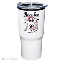 Cute Boo Jee Ghost Halloween Bandana Ghost Coffee Tumbler thumb 0