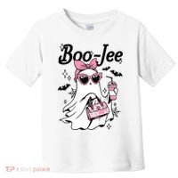 Cute Boo Jee Ghost Halloween Bandana Ghost Coffee Toddler T-Shirt thumb 0