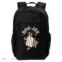 Cute Boo Jee Ghost Halloween Leopard Ghost Coffee Funny Gift Backpack thumb 0
