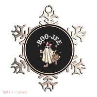 Cute Boo Jee Ghost Halloween Leopard Ghost Coffee Funny Gift Ornament thumb 0