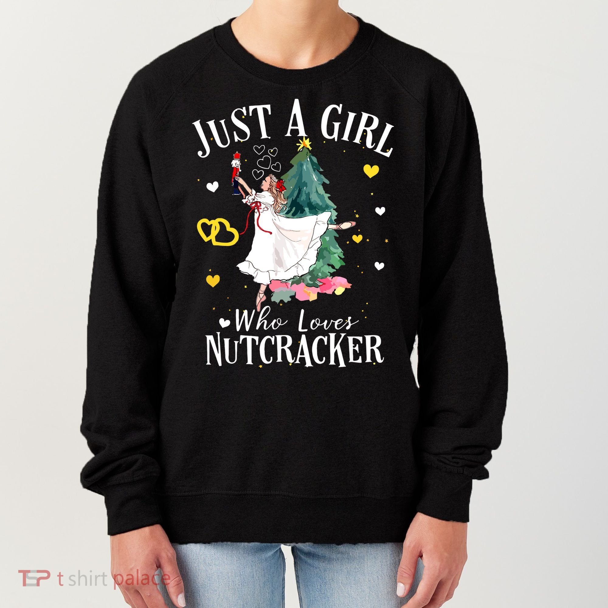 Christmas Ballet Just A Girl Who Loves Nutcrackers Gift Women's Sweatshirt
