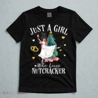 Christmas Ballet Just A Girl Who Loves Nutcrackers Gift T-Shirt thumb 5