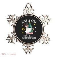 Christmas Ballet Just A Girl Who Loves Nutcrackers Gift Ornament thumb 0