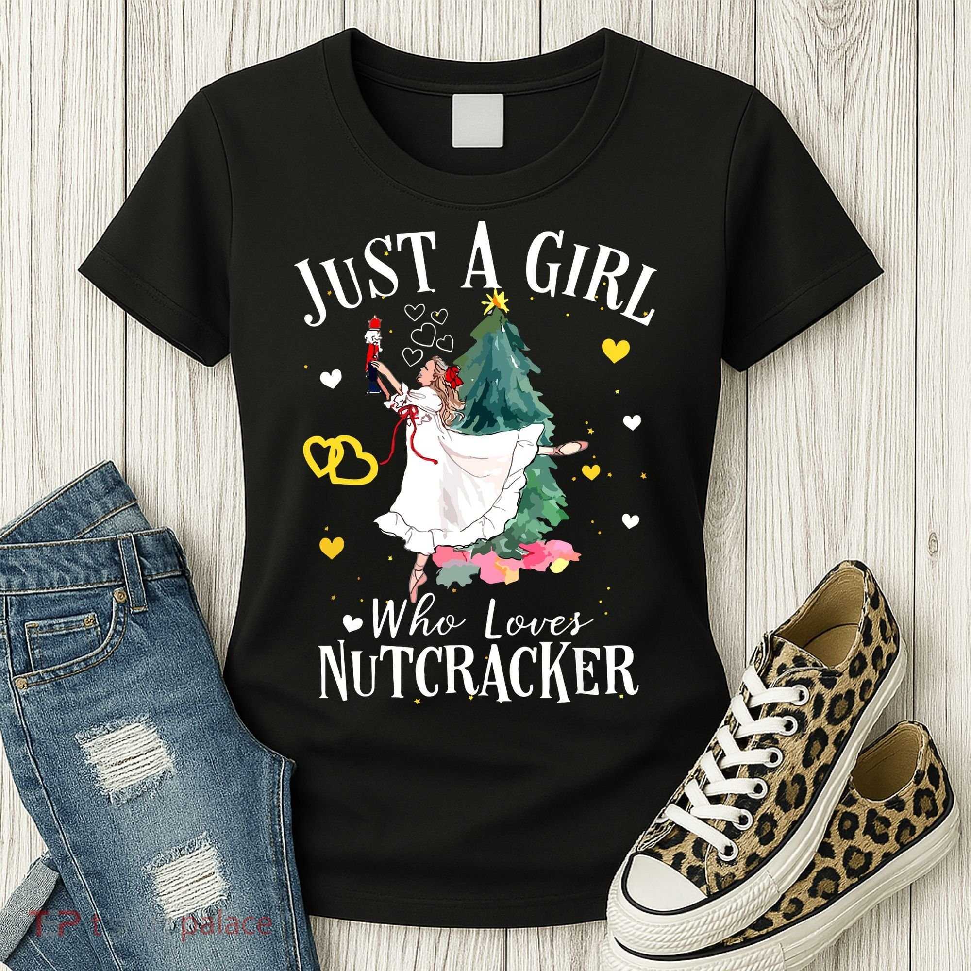 Christmas Ballet Just A Girl Who Loves Nutcrackers Gift Women's T-Shirt