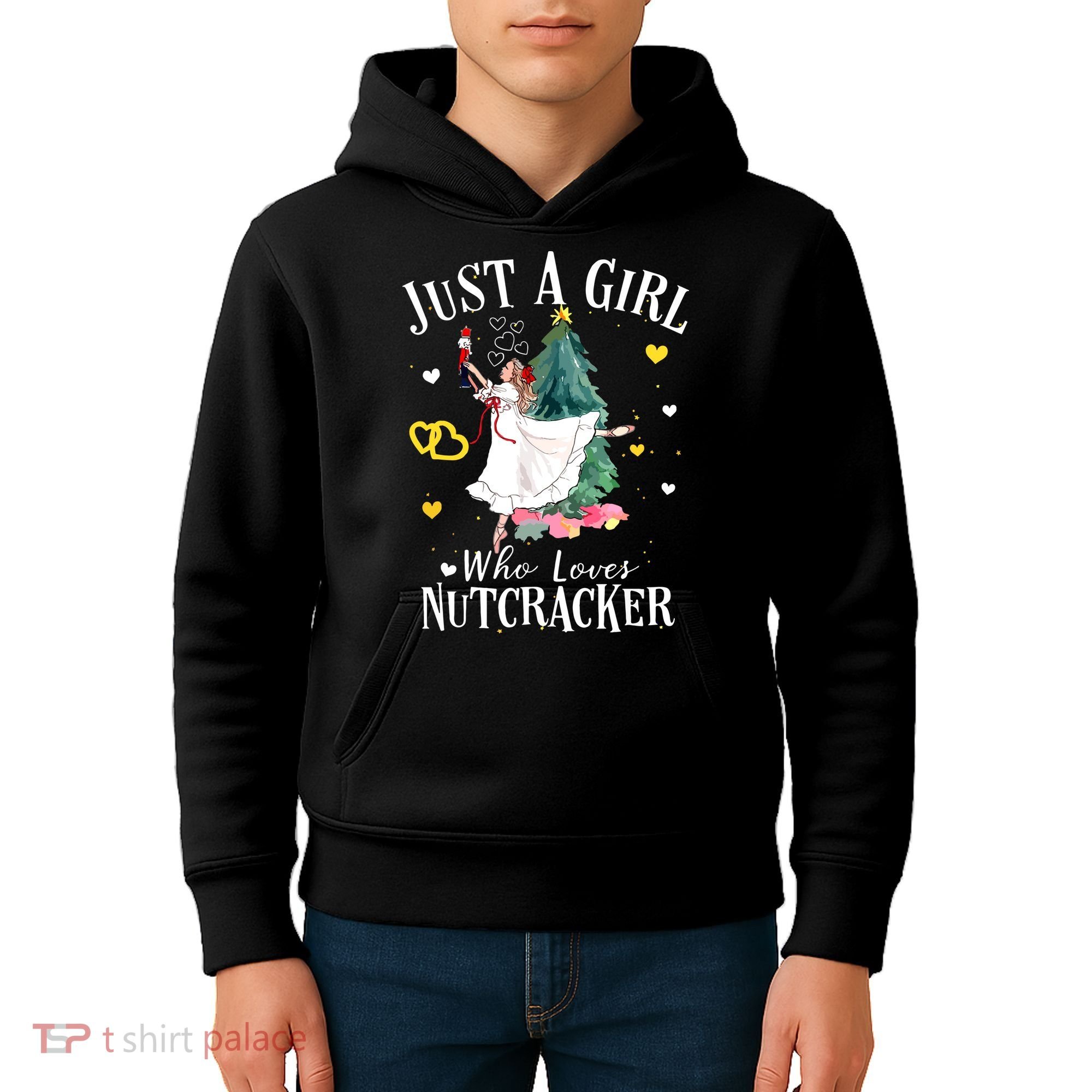 Christmas Ballet Just A Girl Who Loves Nutcrackers Gift Kids Hoodie