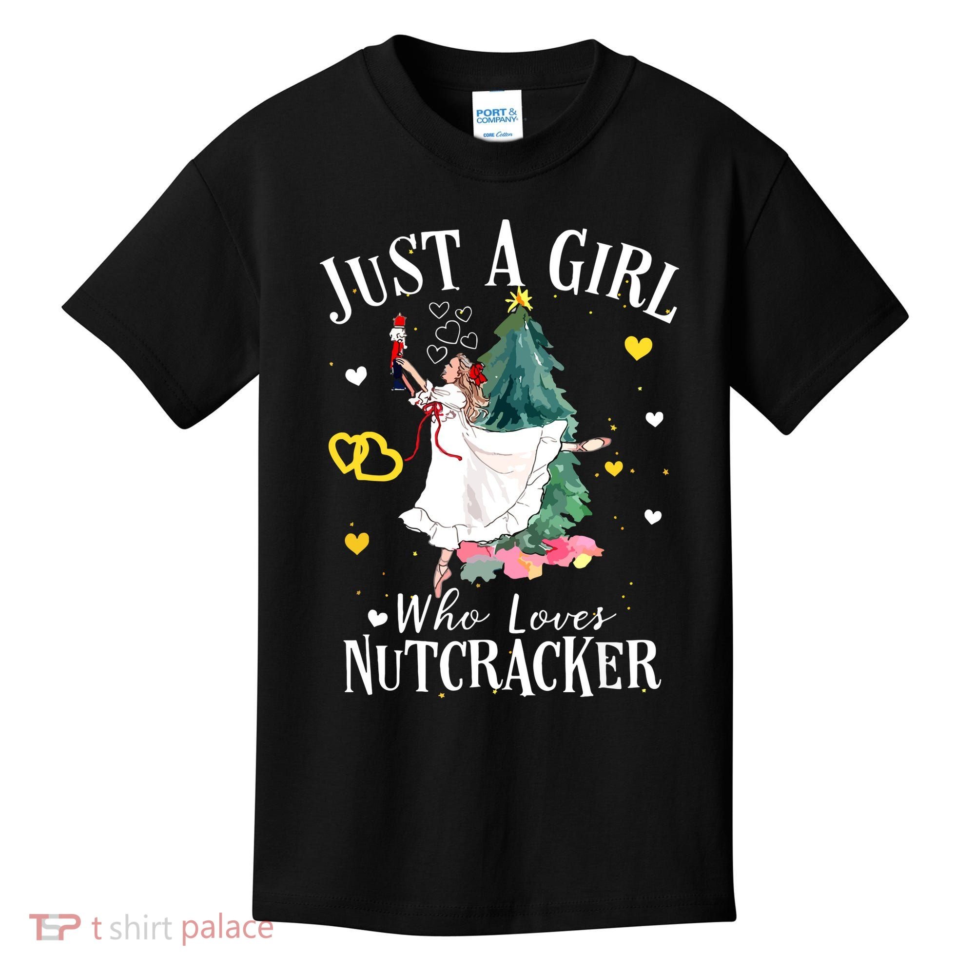 Christmas Ballet Just A Girl Who Loves Nutcrackers Gift Kids T-Shirt