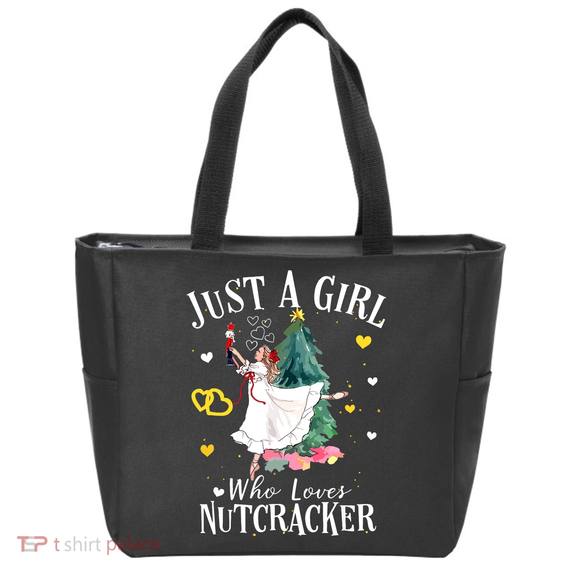 Christmas Ballet Just A Girl Who Loves Nutcrackers Gift Tote Bag