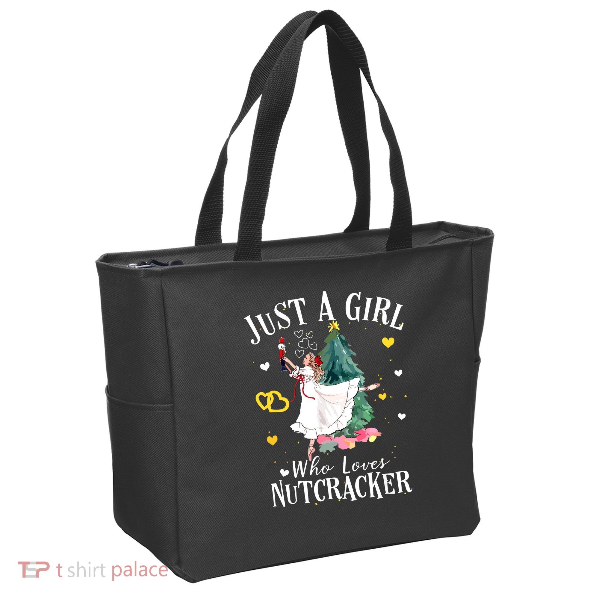 Christmas Ballet Just A Girl Who Loves Nutcrackers Gift Tote Bag