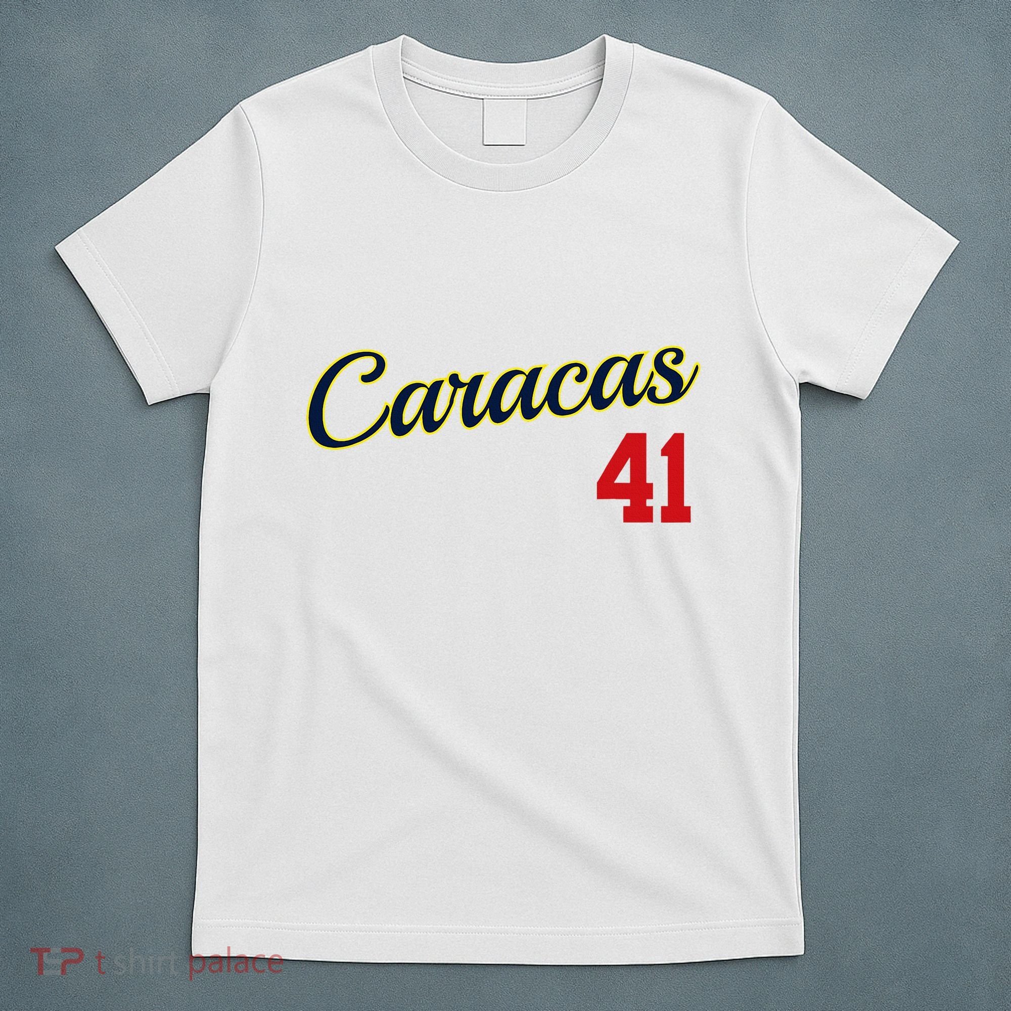 Caracas Baseball Jersey Franela Beisbol Venezuela 41 T-Shirt
