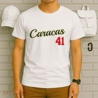 Caracas Baseball Jersey Franela Beisbol Venezuela 41 T-Shirt thumb 6