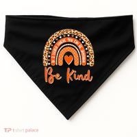 Cute Be Kind Wear Orange Rainbow USA-Made Doggie Bandana thumb 0