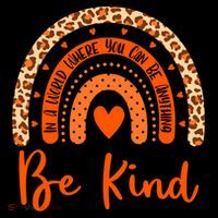 Cute Be Kind Wear Orange Rainbow Coffee Mug thumb 5