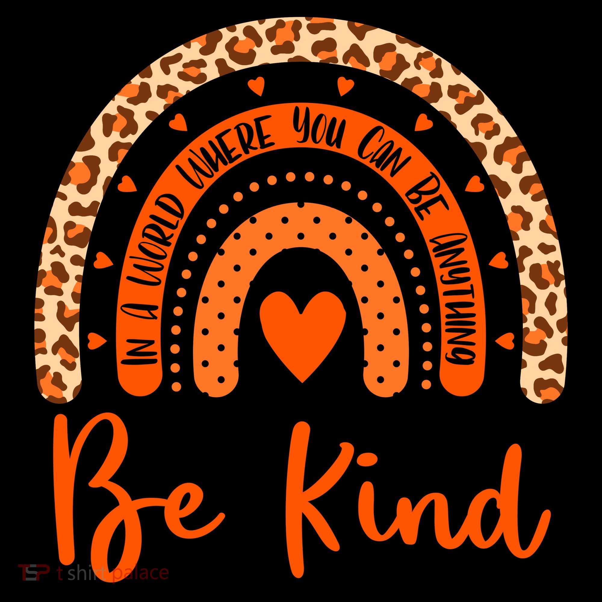 Cute Be Kind Wear Orange Rainbow Coffee Mug