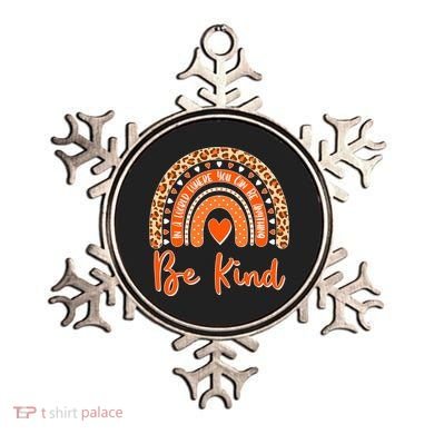 Cute Be Kind Wear Orange Rainbow Ornament