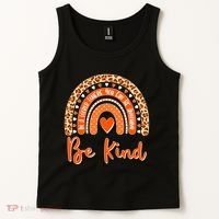 Cute Be Kind Wear Orange Rainbow Tank Top thumb 2