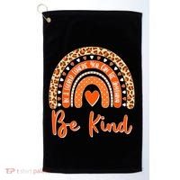 Cute Be Kind Wear Orange Rainbow Golf Towel thumb 0