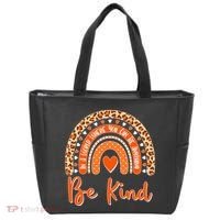 Cute Be Kind Wear Orange Rainbow Tote Bag thumb 0