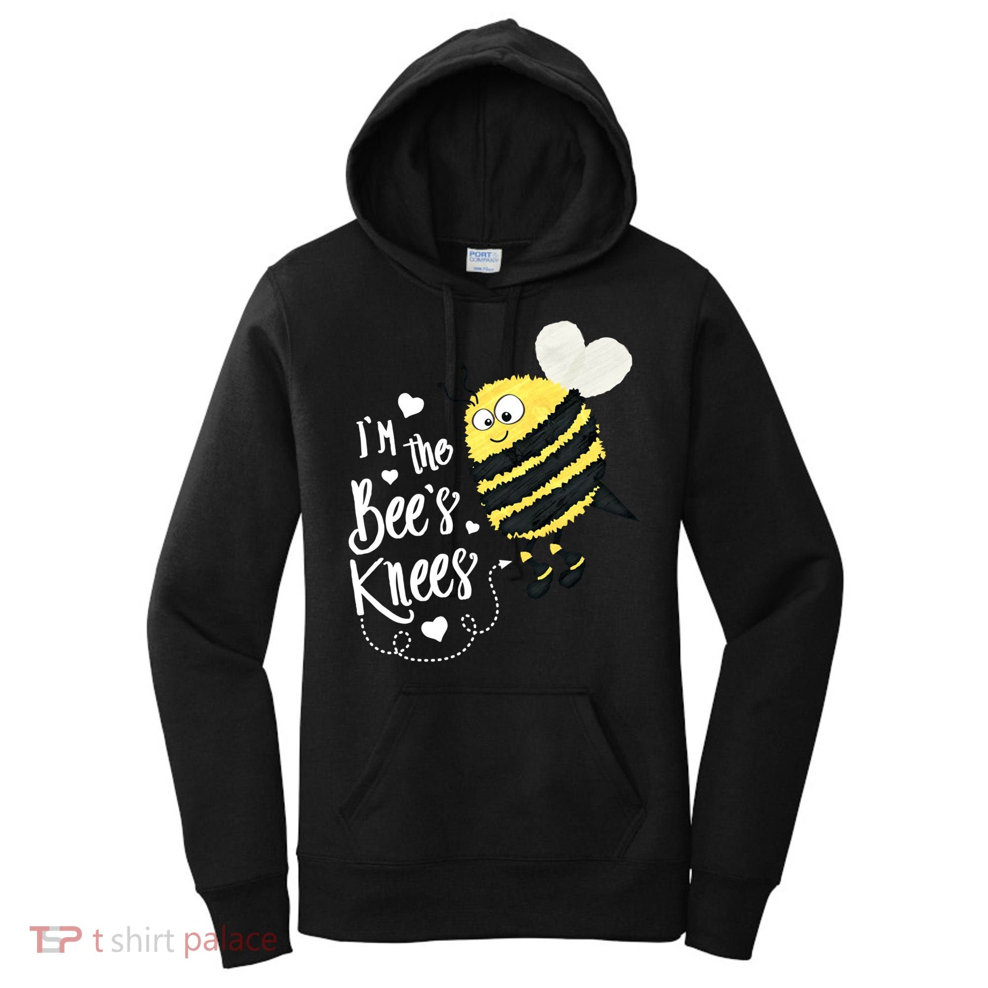 Cute Bee's Knees Bumblebee Valentine's Day Love Heart Funny Gift Women's Hoodie