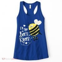 Cute Bee's Knees Bumblebee Valentine's Day Love Heart Funny Gift Women's Tank Top thumb 0