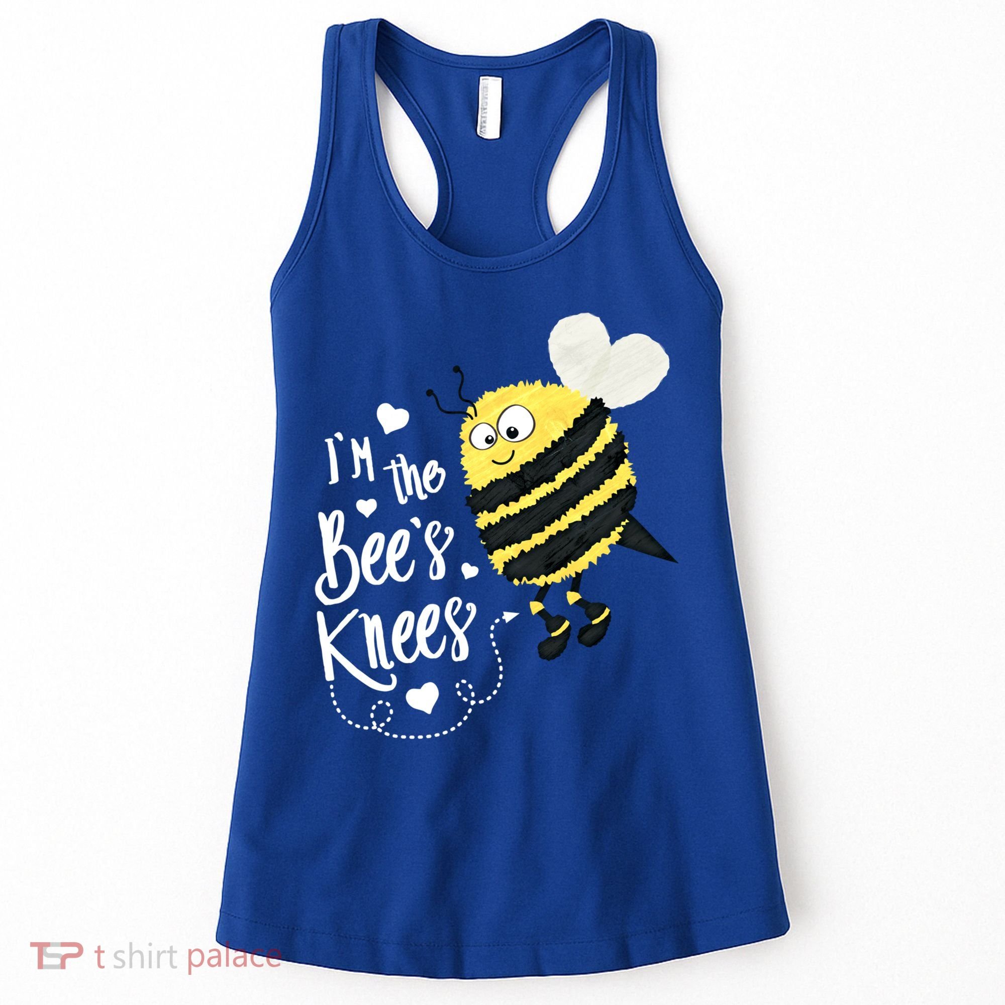 Cute Bee's Knees Bumblebee Valentine's Day Love Heart Funny Gift Women's Tank Top