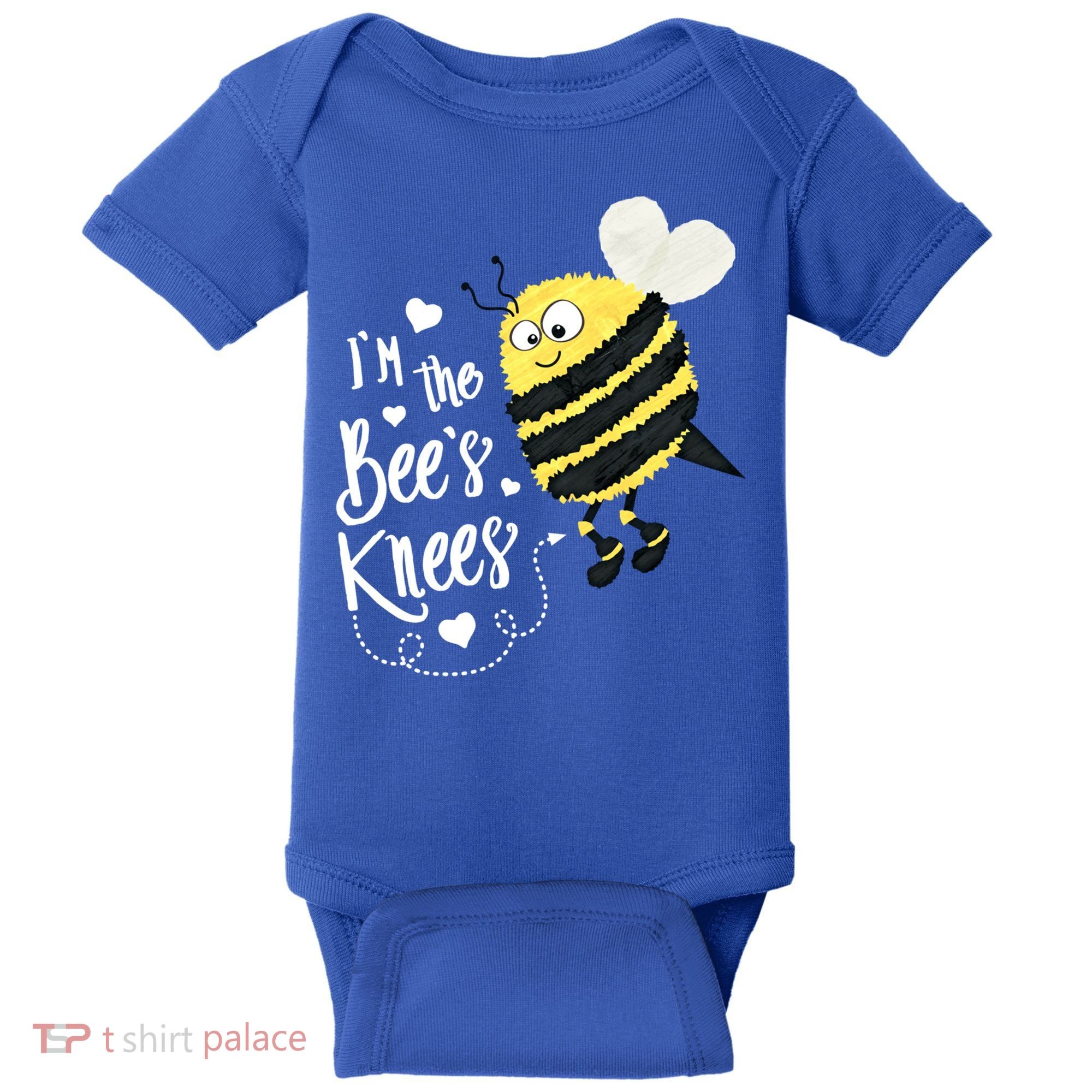 Cute Bee's Knees Bumblebee Valentine's Day Love Heart Funny Gift Baby Bodysuit