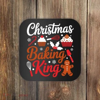 Christmas Baking King Coaster
