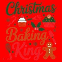 Christmas Baking King Santa Hat thumb 1