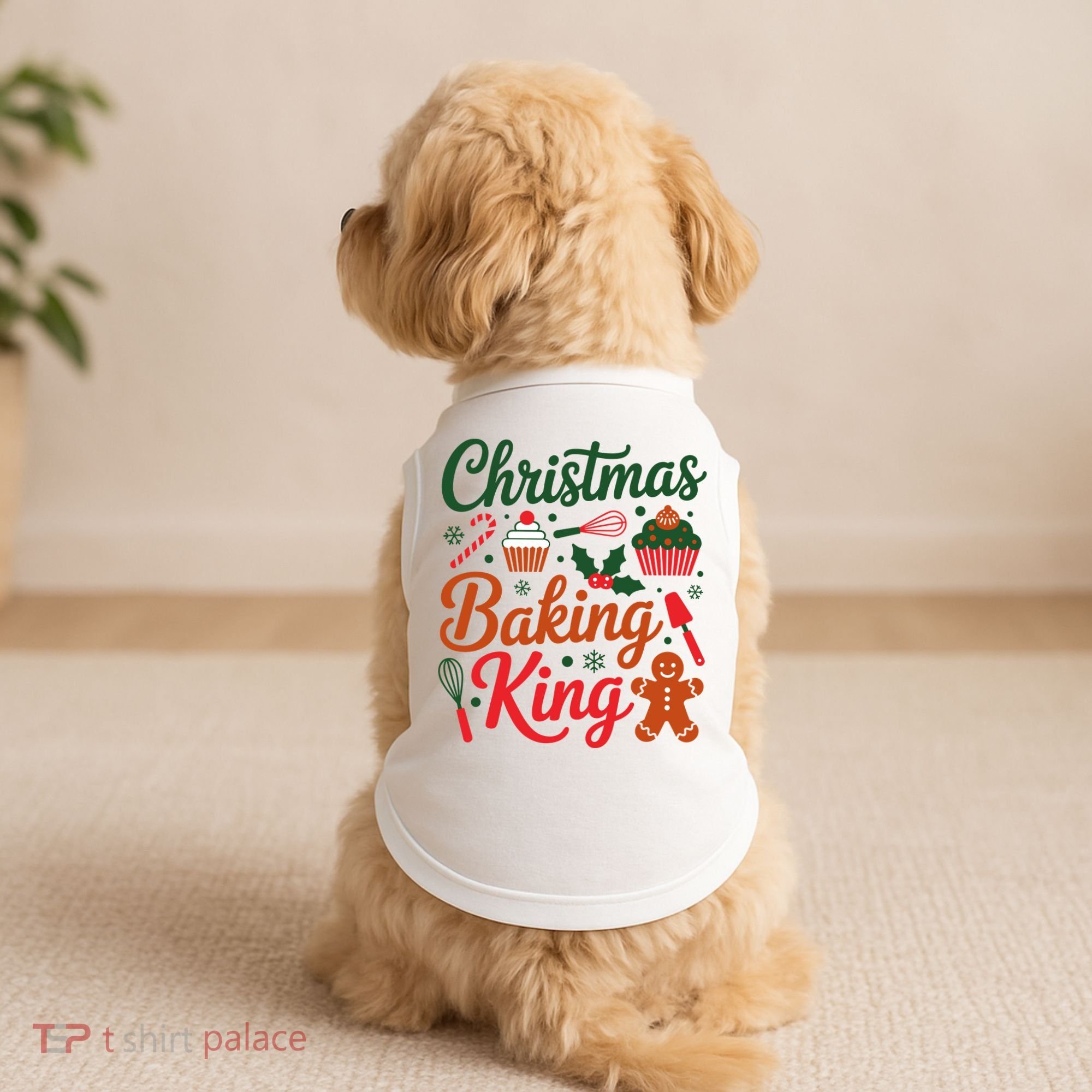 Christmas Baking King Doggie Tank