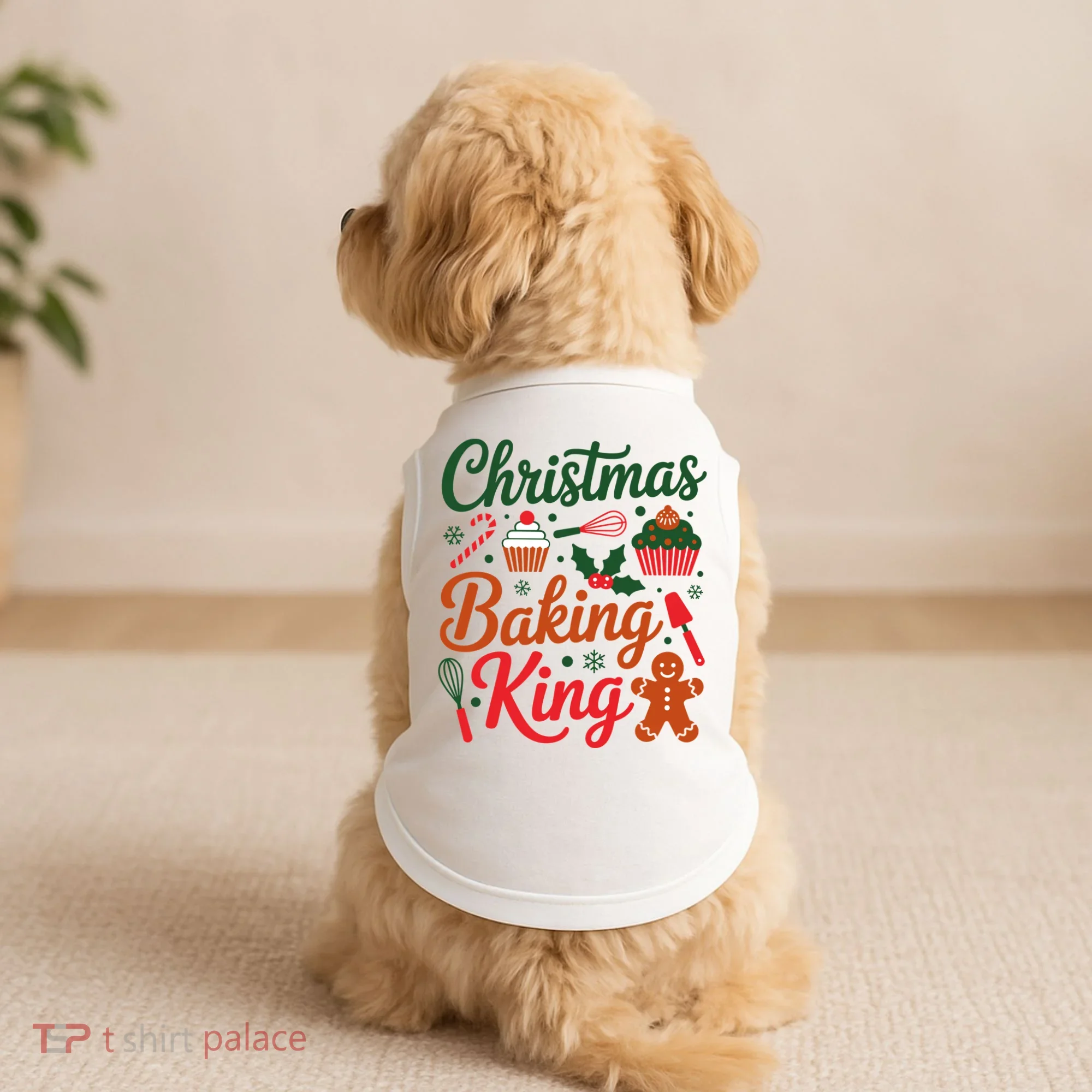 Christmas Baking King Doggie Tank