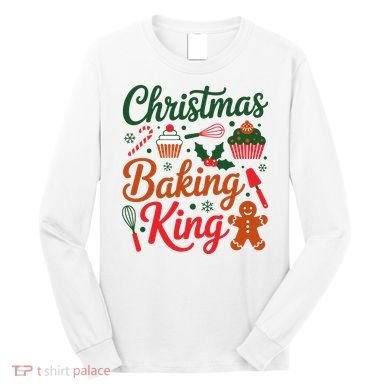 Christmas Baking King Long Sleeve Shirt