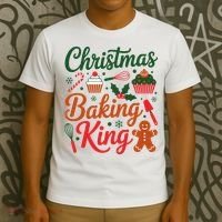 Christmas Baking King T-Shirt thumb 3