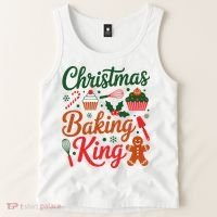 Christmas Baking King Tank Top thumb 2