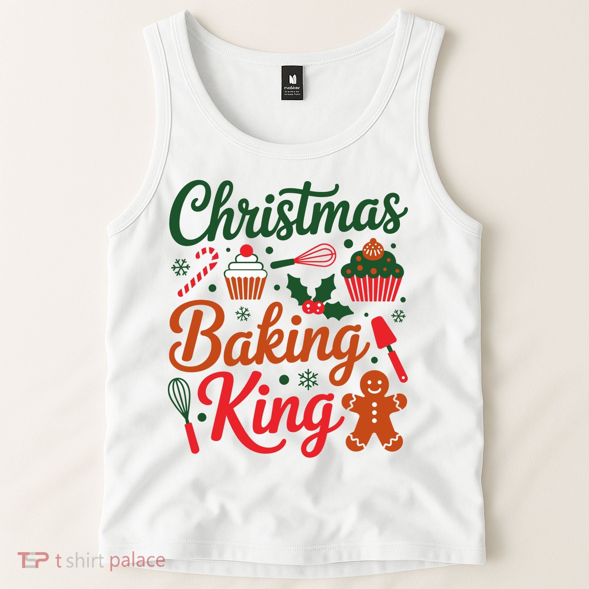 Christmas Baking King Tank Top