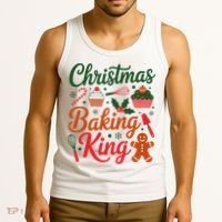 Christmas Baking King Tank Top thumb 3